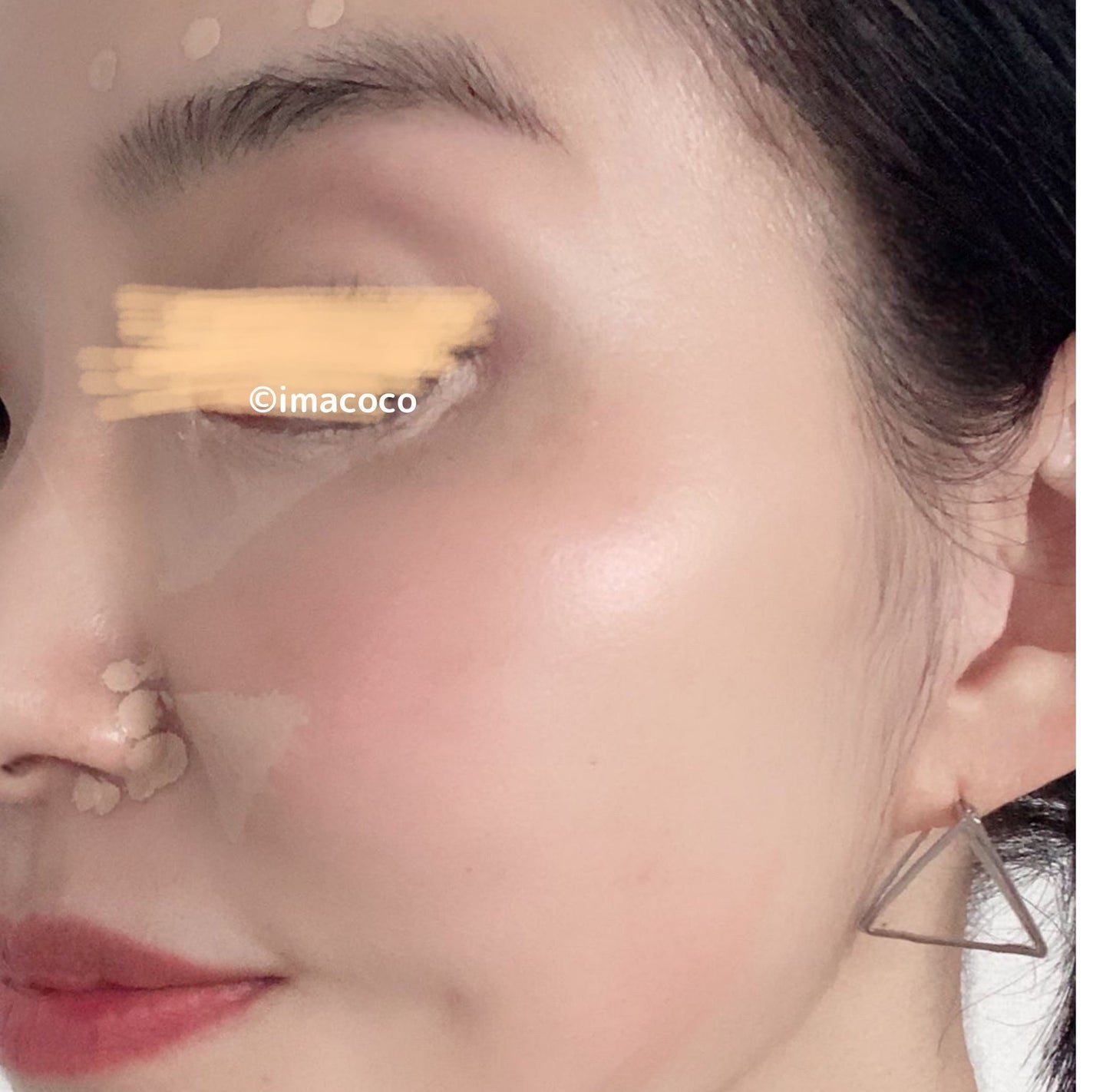 カバーパーフェクション チップコンシーラー/the SAEM/リキッドコンシーラーを使ったクチコミ(4枚目)