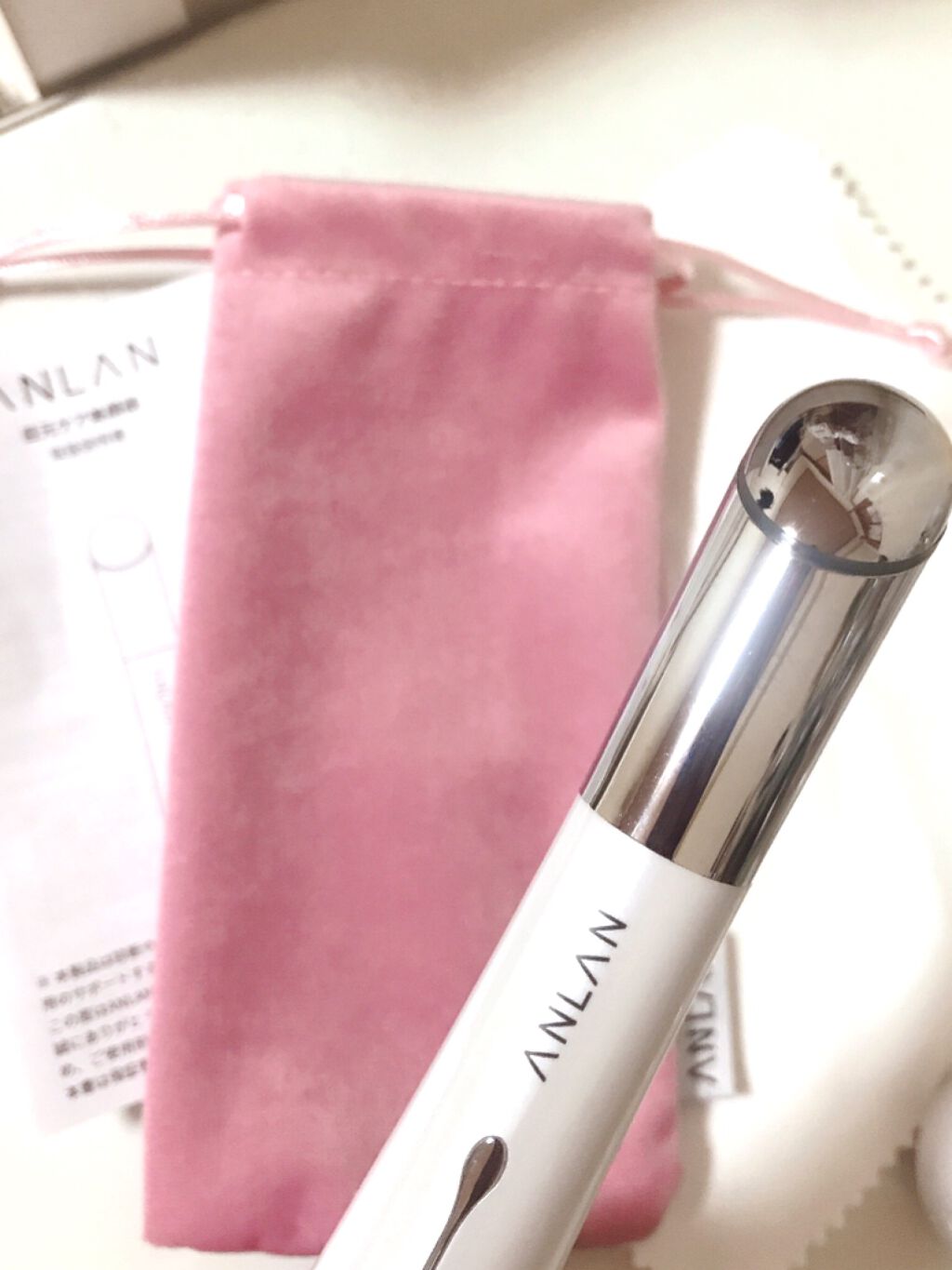 とーこ on LIPS 「ANLAN目元ケア美顔器EMS美顔器プチプラの中でも オススメ..」(2枚目)