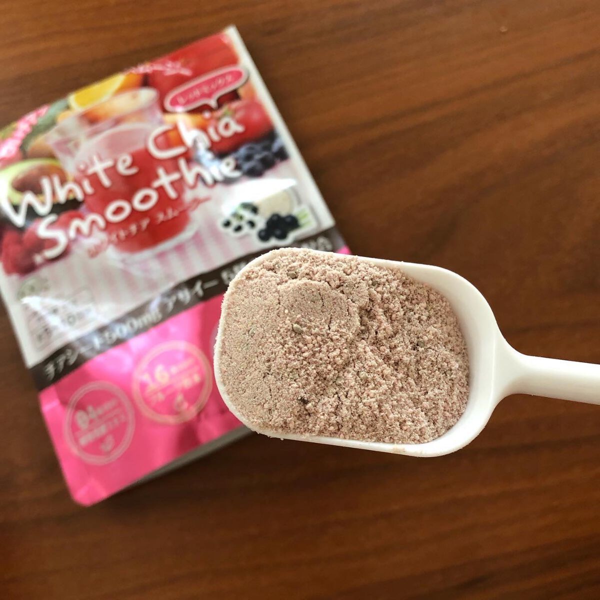 ホワイトチアスムージー/明治美世界/スムージーを使ったクチコミ（3枚目）