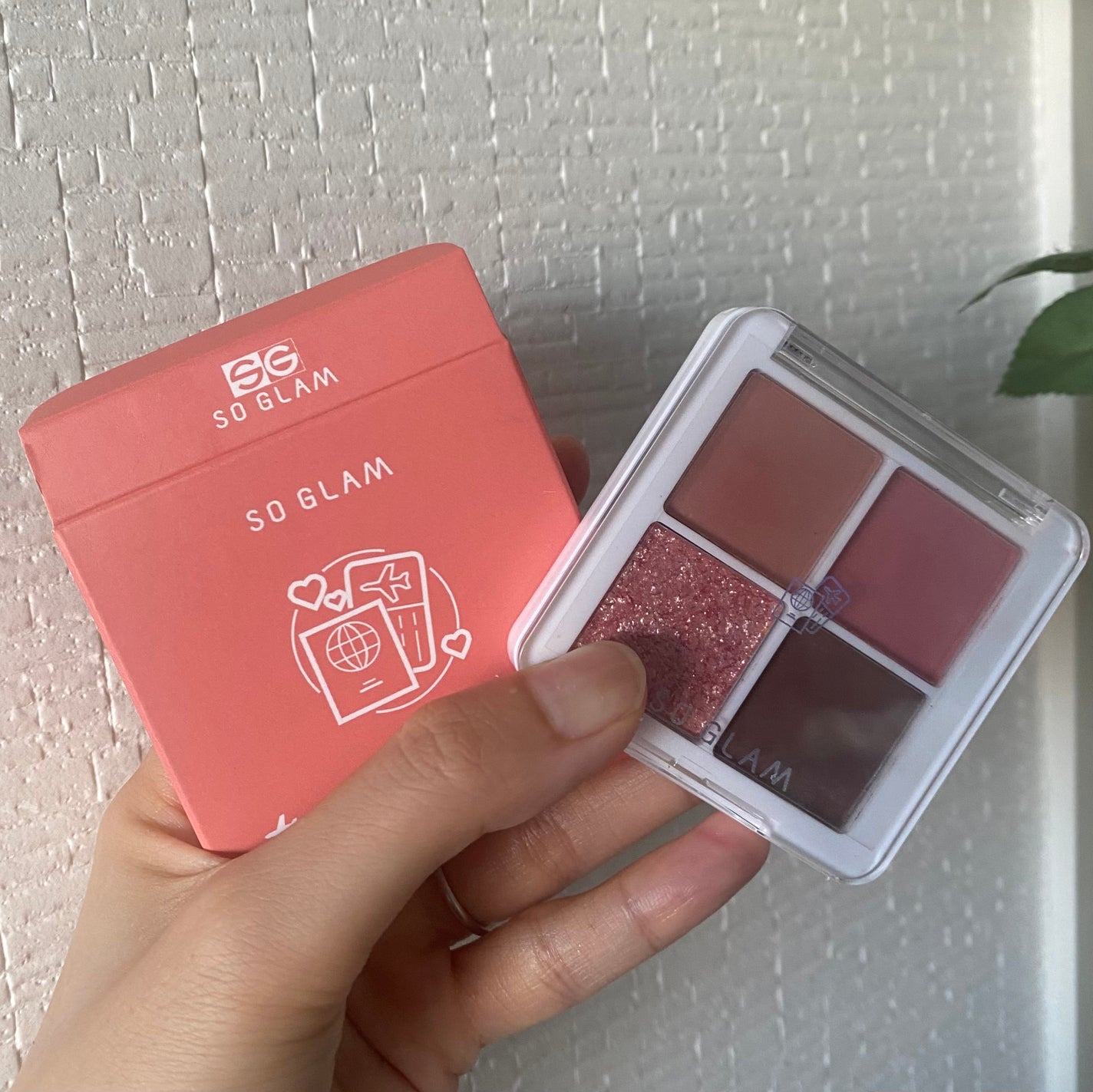 プチポケットアイシャドウパレット/SO GLAM/アイシャドウパレットを使ったクチコミ(1枚目)