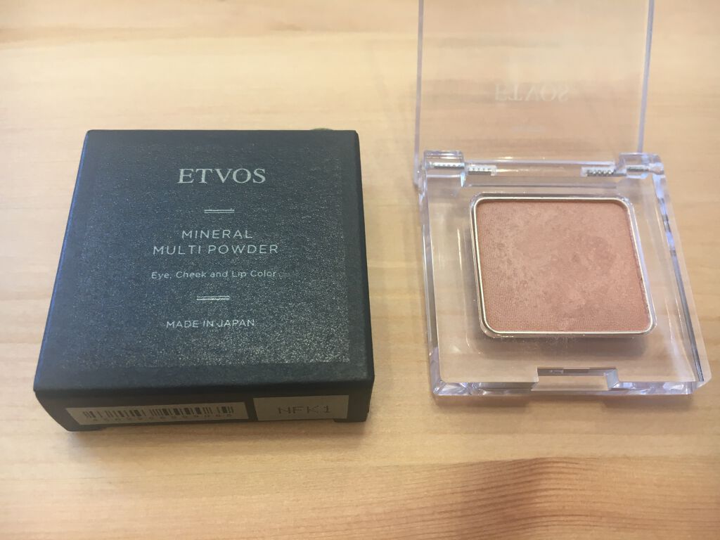 ミネラルマルチパウダー/エトヴォス/単色アイシャドウを使ったクチコミ(1枚目)