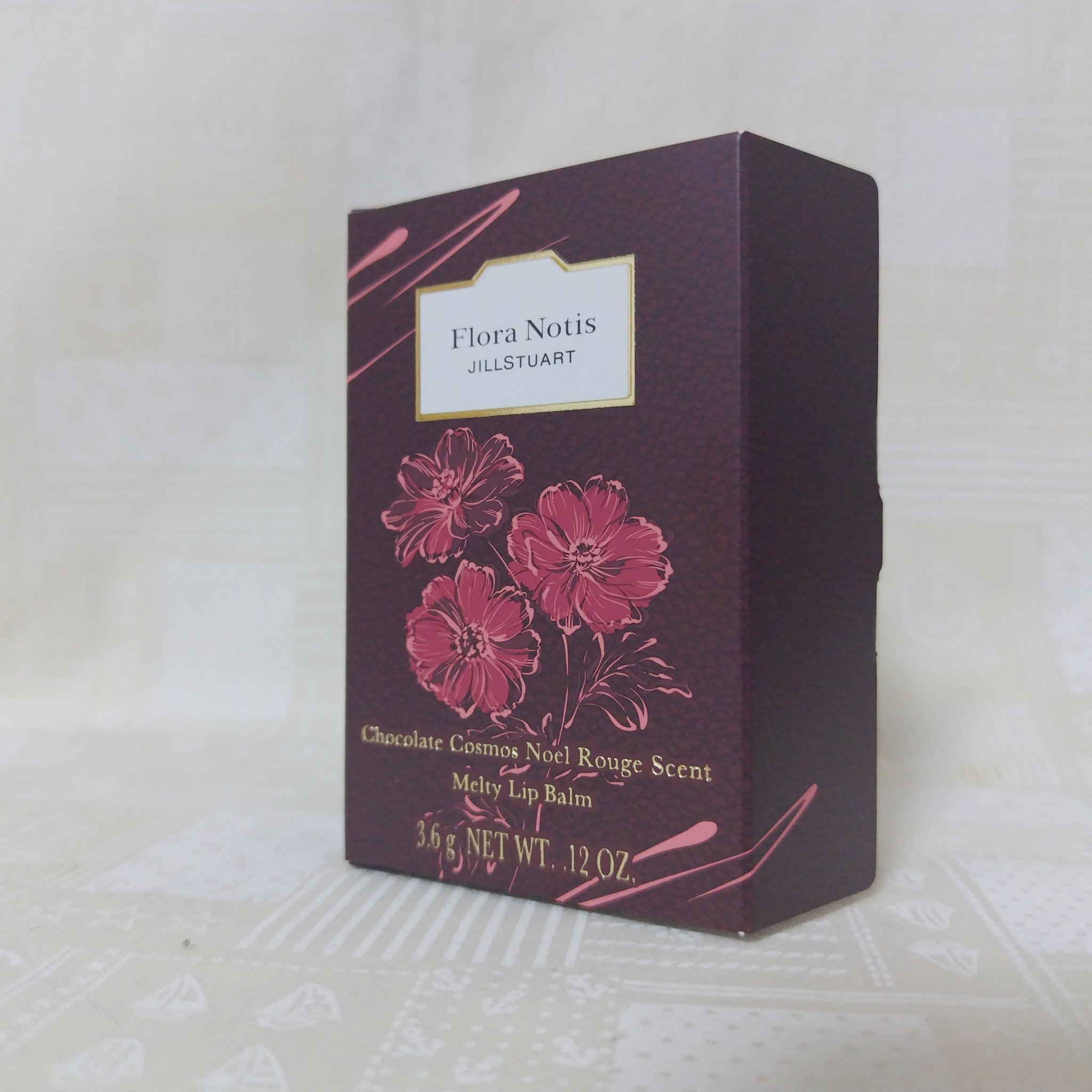 Flora Notis JILL STUART チョコレートコスモス  ノエルルージュ メルティリップバームのクチコミ「こんにちは✨😃❗
ますかっと。です🌸


今回は、Flora Notis JILL STUAR.....」（3枚目）