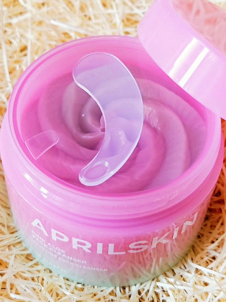 ピンクアロエメレンゲクレンザー/APRILSKIN/その他洗顔料を使ったクチコミ(2枚目)