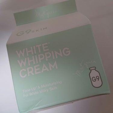 WHITE WHIPPING CREAM(ウユクリーム) ミントグリーン/G9SKIN/化粧下地を使ったクチコミ（3枚目）