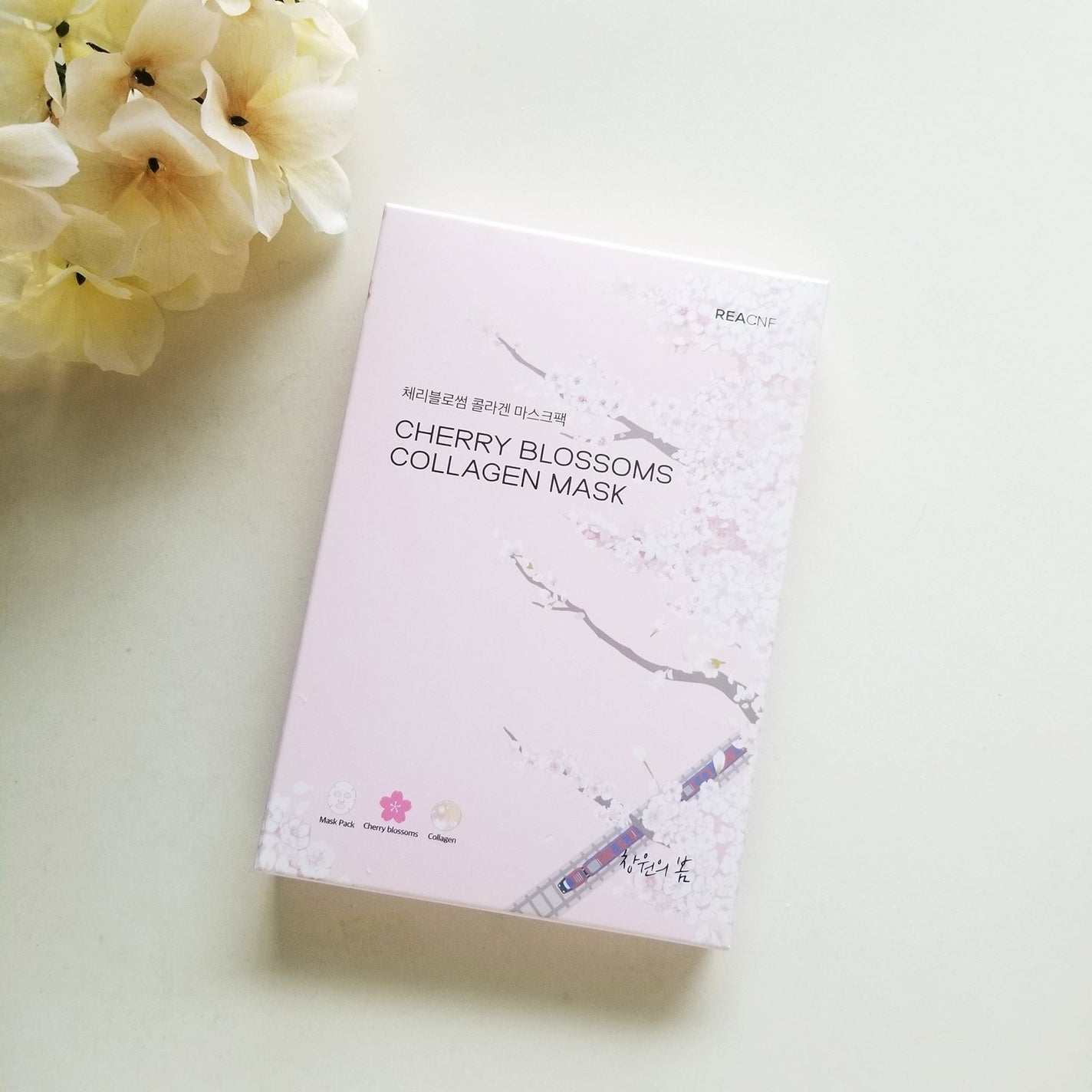 チェリーブロッサム コラーゲンマスク/REACNF/シートマスク・パックを使ったクチコミ(1枚目)
