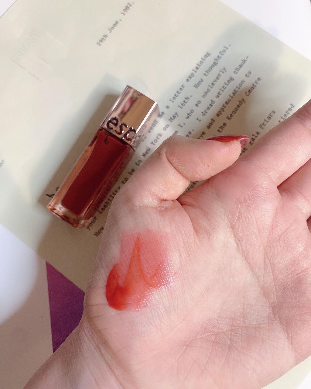 クチュールリップ ティントシャイン/espoir/リップティントを使ったクチコミ(2枚目)