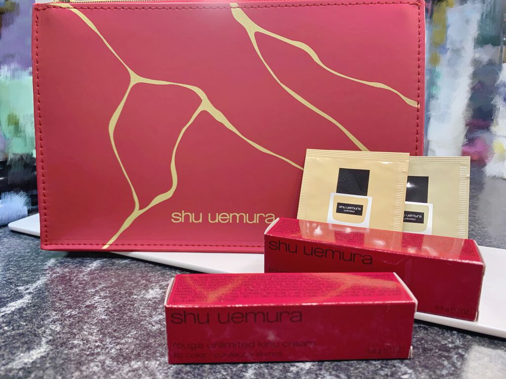 キヌ ルージュ サテン/shu uemura/口紅を使ったクチコミ（2枚目）