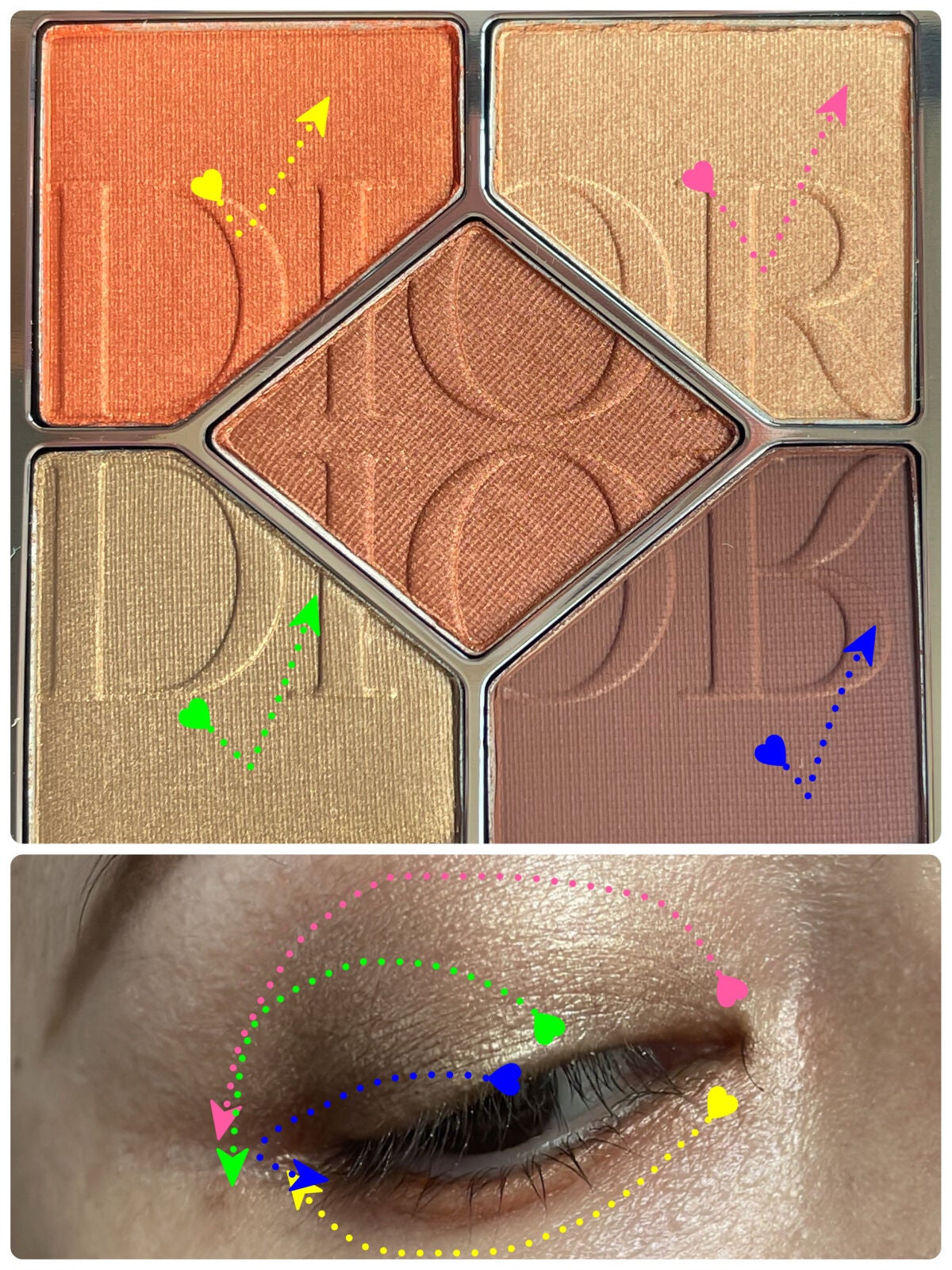 【旧】サンク クルール クチュール/Dior/アイシャドウパレットを使ったクチコミ(3枚目)