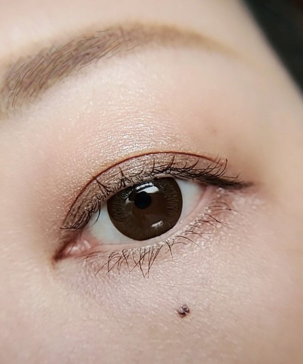 アイブローパーフェクトプロ(ペンシル) EB02　ブラウン/DHC/アイブロウペンシルを使ったクチコミ（2枚目）