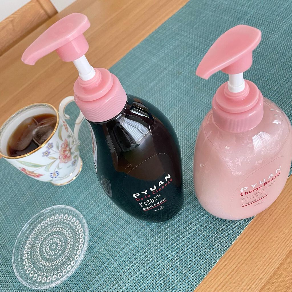 ピュアン デトクレンズシャンプー/チャージビューティトリートメント なめらかリッチ/ピュアン/シャンプー・コンディショナーを使ったクチコミ(5枚目)