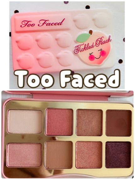 ティックルドピーチ ミニ アイシャドウ パレット/Too Faced/アイシャドウパレットを使ったクチコミ(1枚目)