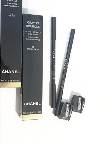 CHANEL クレイヨン スルスィルのクチコミ「#CHANEL#クレイヨンスルスィル
#ブランサンドレ40
#ビストル50
#アイブロウペンシ.....」（2枚目）