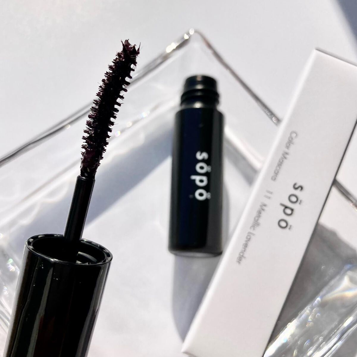 カラーマスカラ/sopo/マスカラを使ったクチコミ(7枚目)