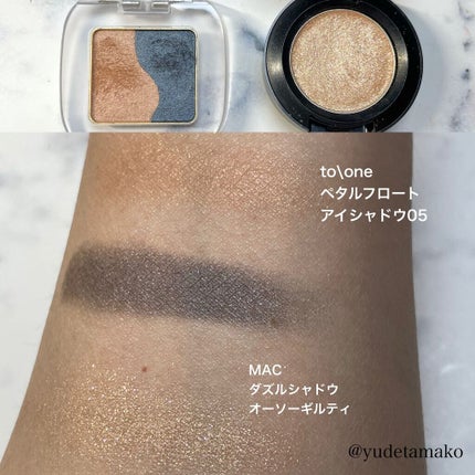 ペタル フロート アイシャドウ 10 NIGHT COAST/to/one/アイシャドウパレットを使ったクチコミ(2枚目)