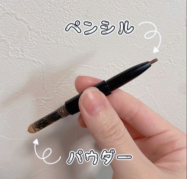 UR GLAM　3WAY EYEBROW PENCIL（3WAYアイブロウペンシル） ピンクブラウン/U R GLAM/アイブロウペンシルを使ったクチコミ（2枚目）