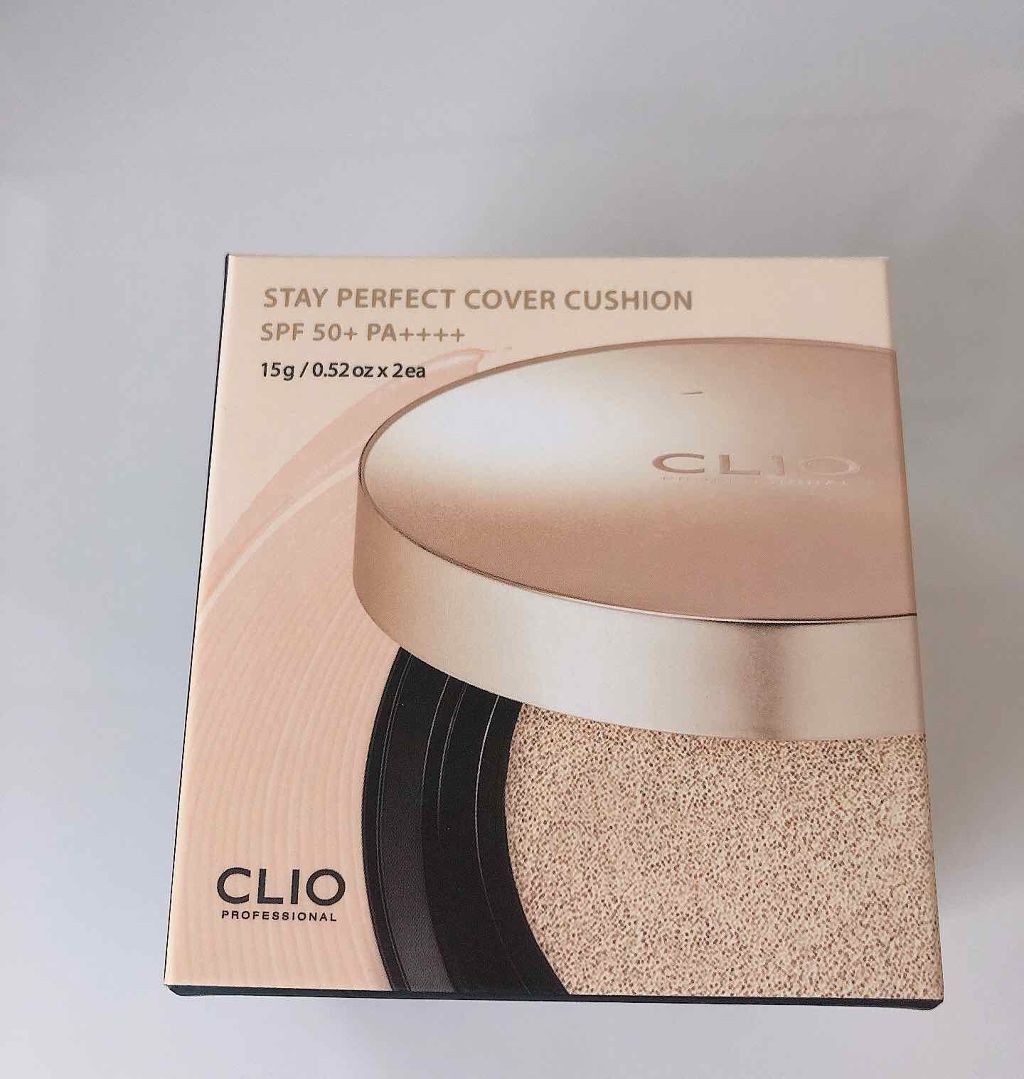 STAY PERFECT COVER CUSHION/CLIO/クッションファンデーションを使ったクチコミ（1枚目）