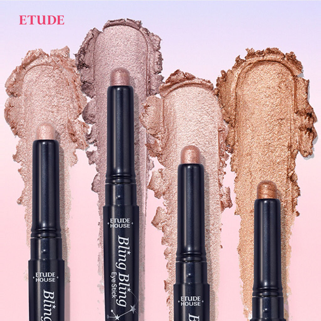 キラキラ アイシャドウ/ETUDE/スティックアイシャドウを使ったクチコミ（3枚目）