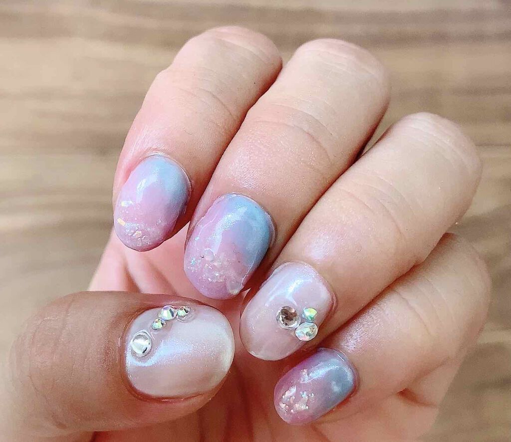 ジェルネイル(ライト対応)/セリア/ジェルネイルを使ったクチコミ(3枚目)