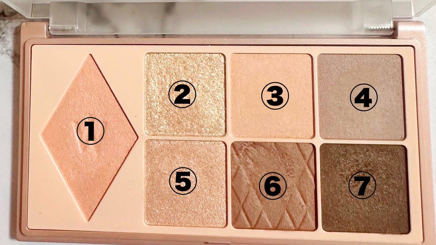 ウォンジョンヨ W デイリームードアップパレット /Wonjungyo/アイシャドウパレットを使ったクチコミ(2枚目)