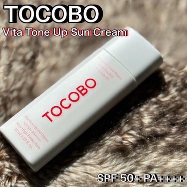ビタトーンアップサンクリーム/TOCOBO/日焼け止め・UVケアを使ったクチコミ（1枚目）