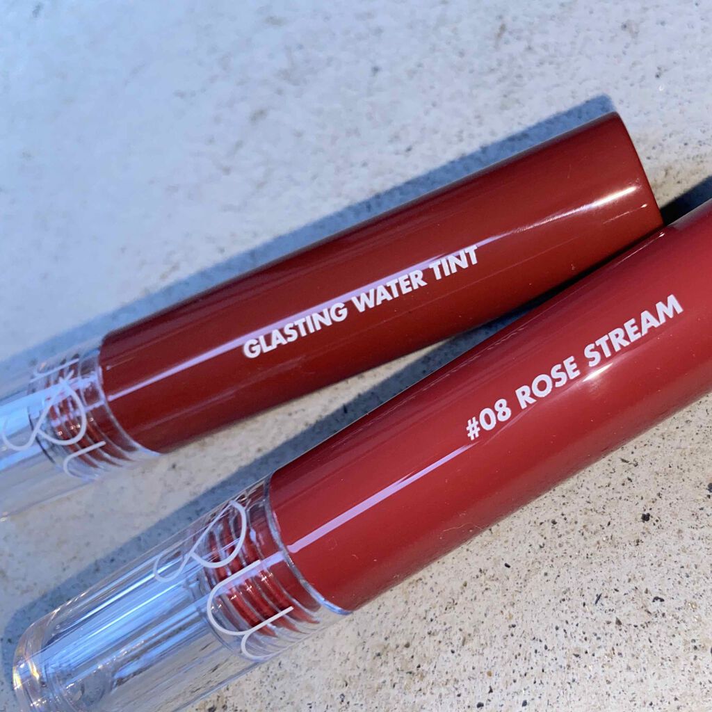 グラスティングウォーターティント/rom&nd/リップティントを使ったクチコミ(1枚目)