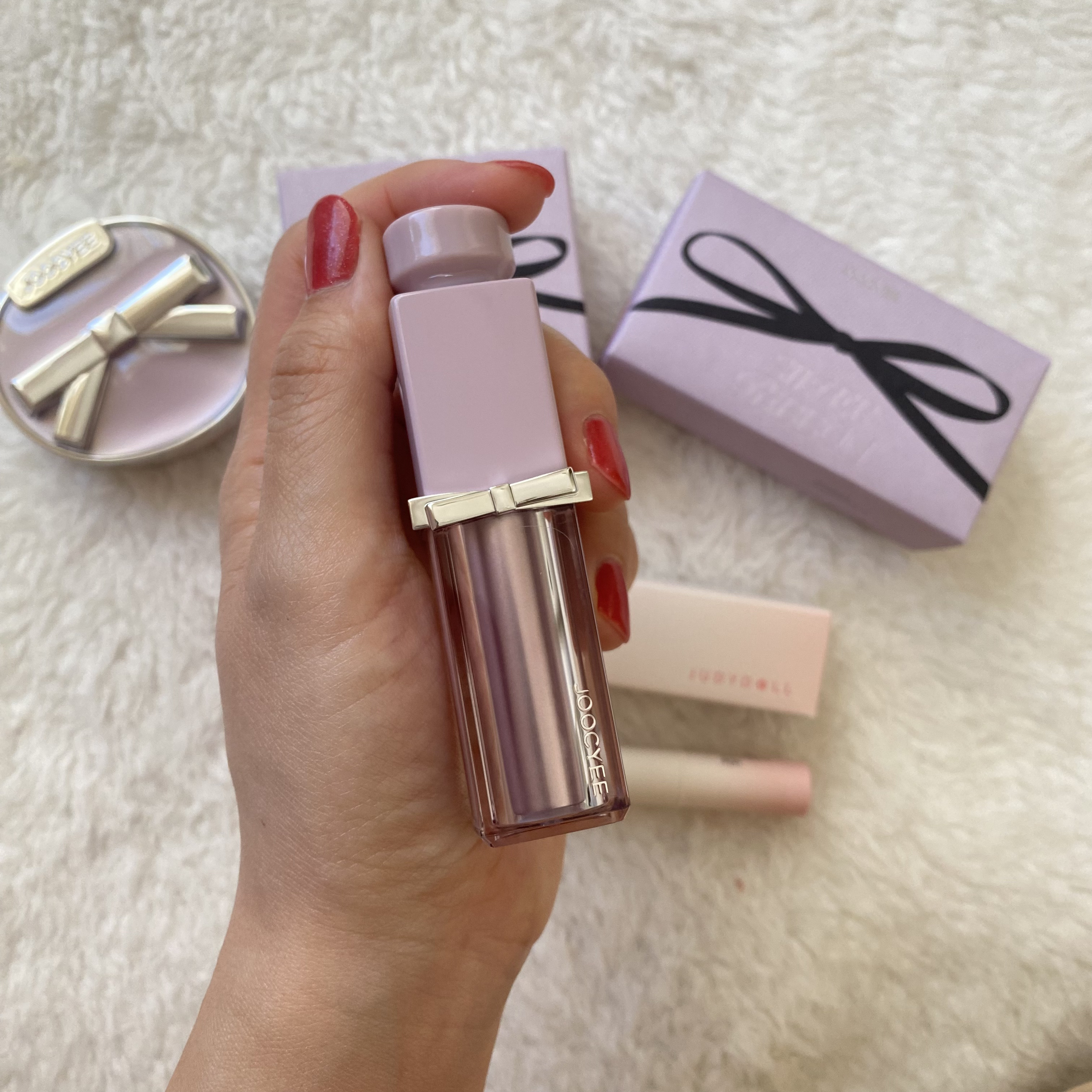 SILVER RIBBON  グロウセラムルージュ/Joocyee/口紅を使ったクチコミ（2枚目）