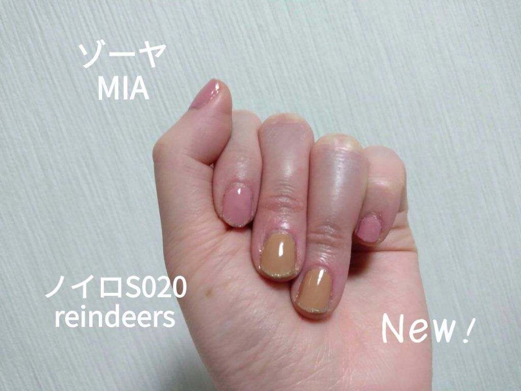 ネイルカラー S020 reindeers/noiro/マニキュアを使ったクチコミ（1枚目）