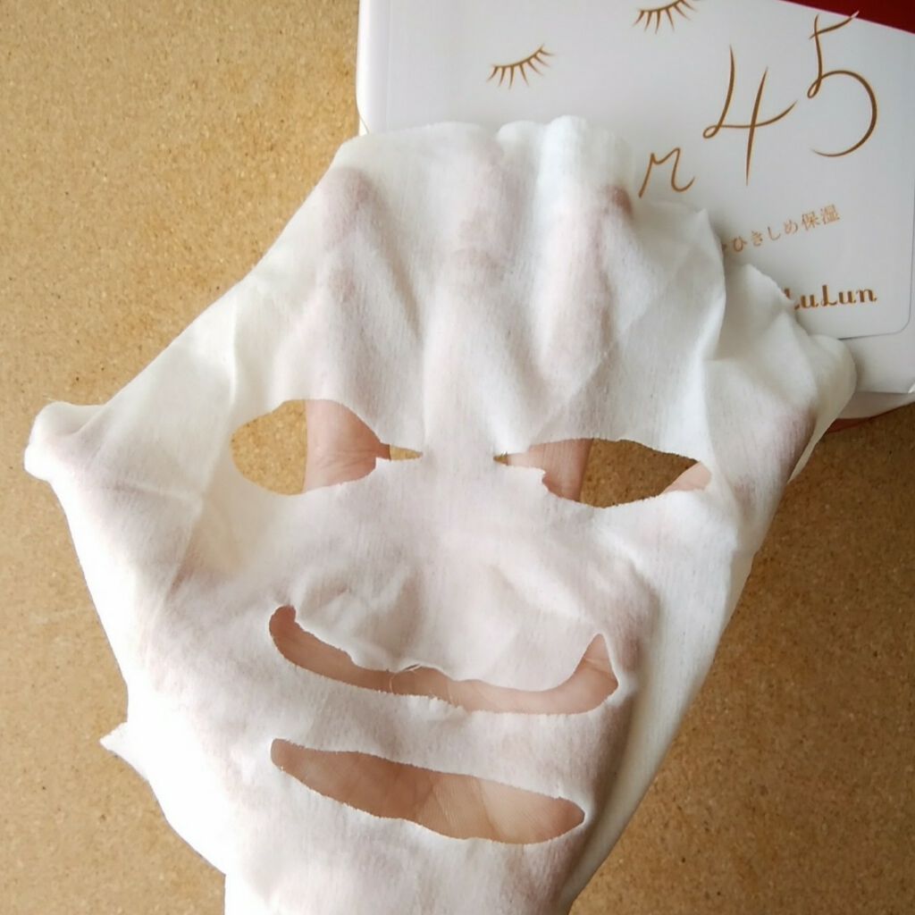 ルルルンOVER45 カメリアピンク（モイスト）/ルルルン/シートマスク・パックを使ったクチコミ（3枚目）