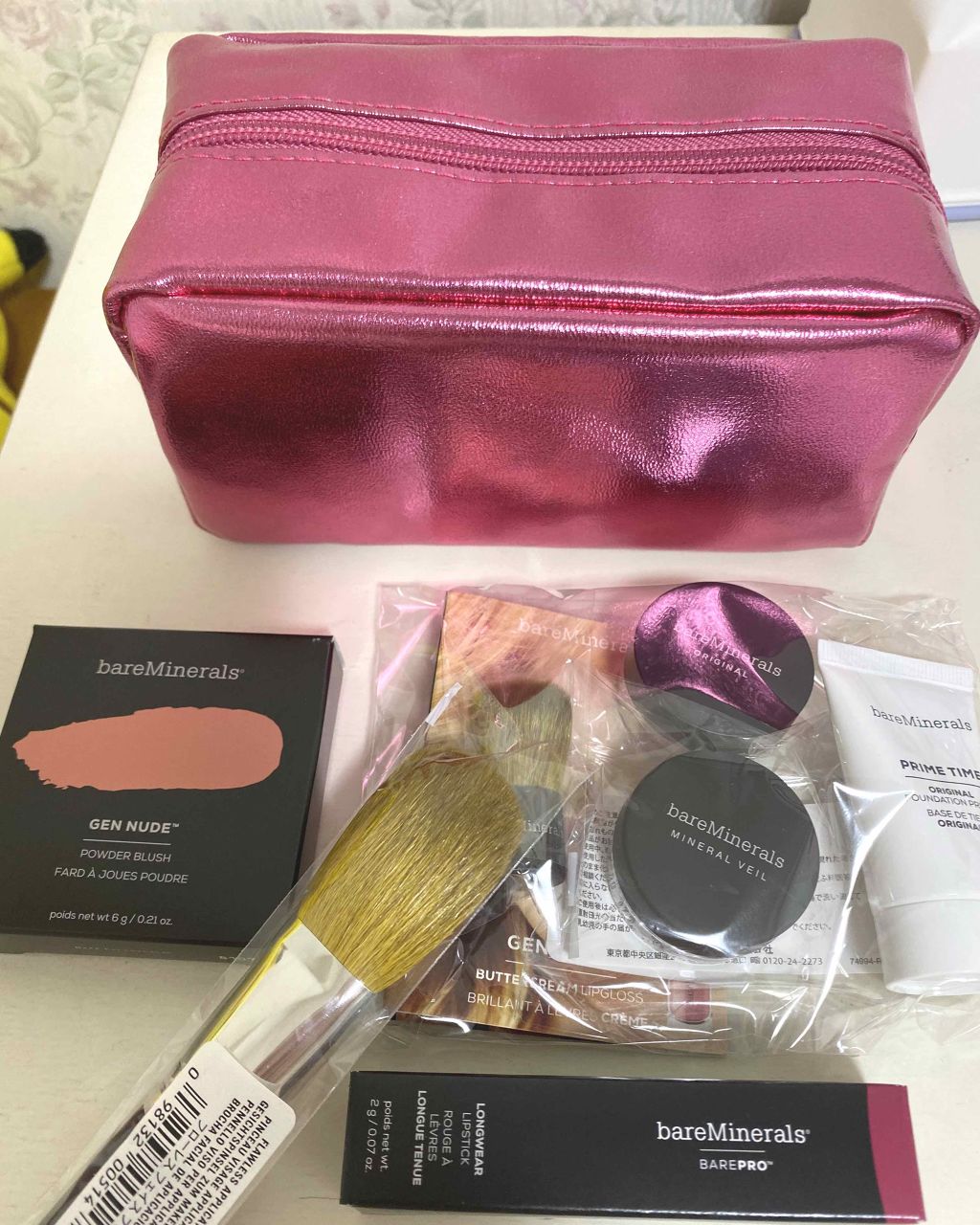 バウンス ＆ ブラー ブラッシュ/bareMinerals/パウダーチークを使ったクチコミ（1枚目）