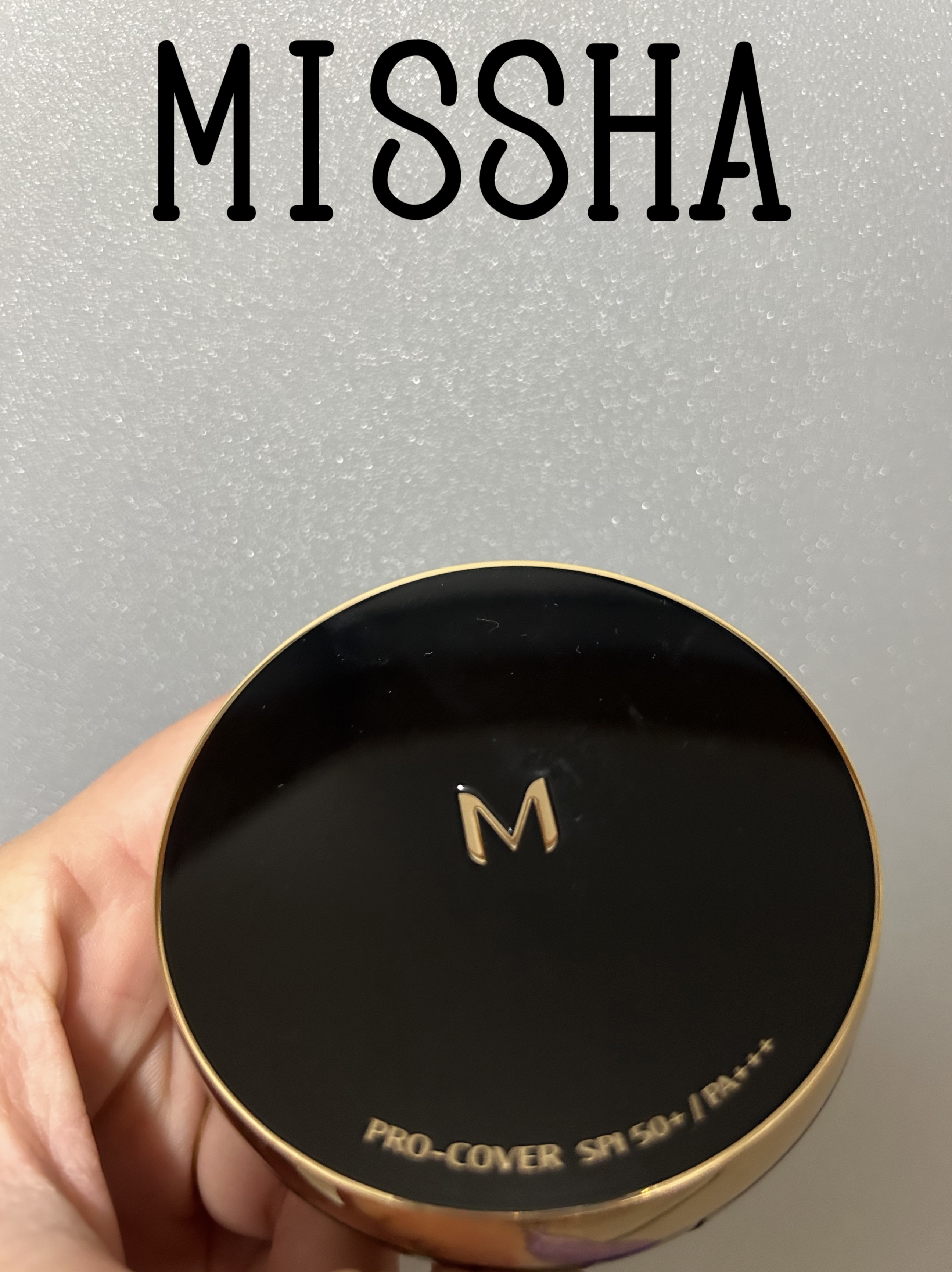 M クッション ファンデーション(プロカバー)/MISSHA/クッションファンデーションを使ったクチコミ（1枚目）