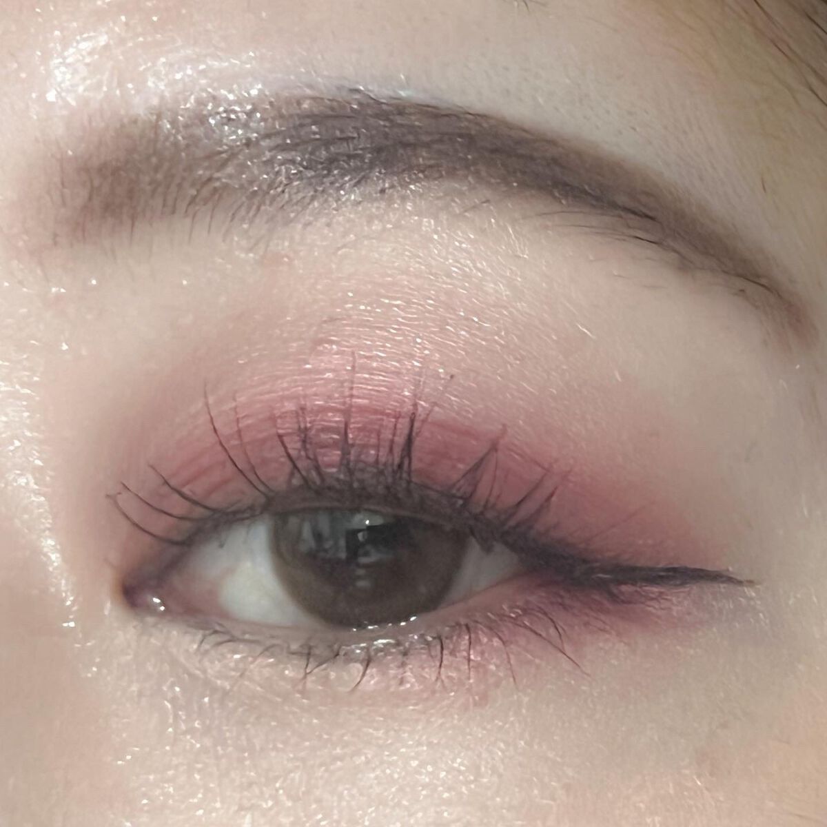 アディクション ザ アイシャドウ マット 015M Flaming Sunset/ADDICTION/単色アイシャドウを使ったクチコミ（2枚目）