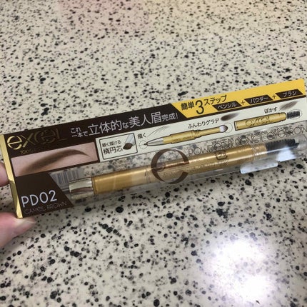 パウダー&ペンシル アイブロウEX/excel/アイブロウペンシルを使ったクチコミ(1枚目)