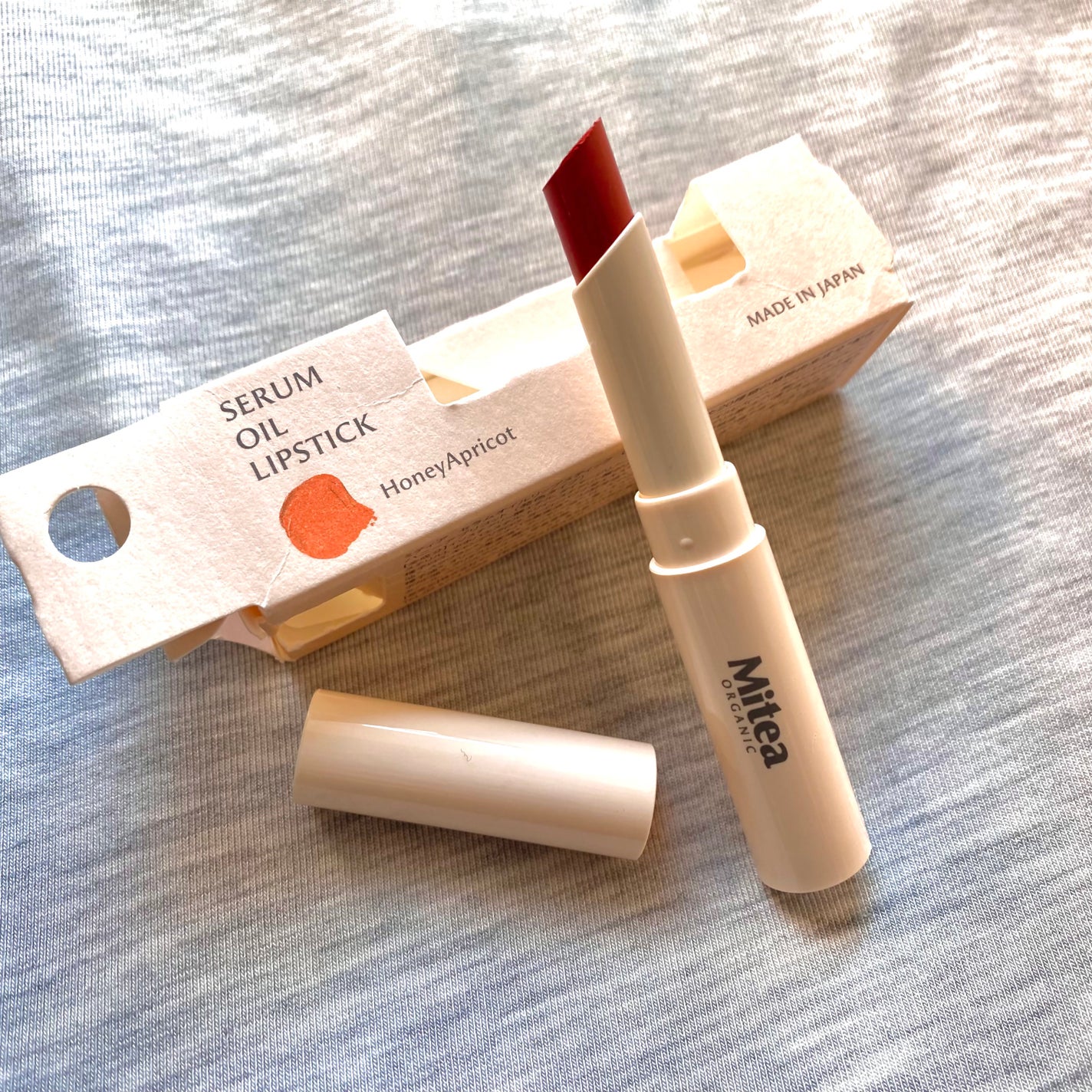 セラムオイルリップスティック /ミティア オーガニック/口紅を使ったクチコミ(1枚目)