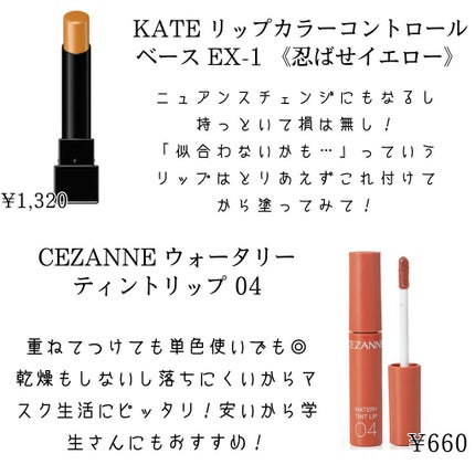 ウォータリーティントリップ/CEZANNE/リップティントを使ったクチコミ(2枚目)