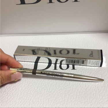 ディオールショウ ブロウ スタイラー 002 ユニバーサル ダーク ブラウン/Dior/アイブロウペンシルを使ったクチコミ（1枚目）