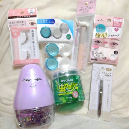 スティックパフ キノコ型/セリア/メイクブラシを使ったクチコミ(1枚目)