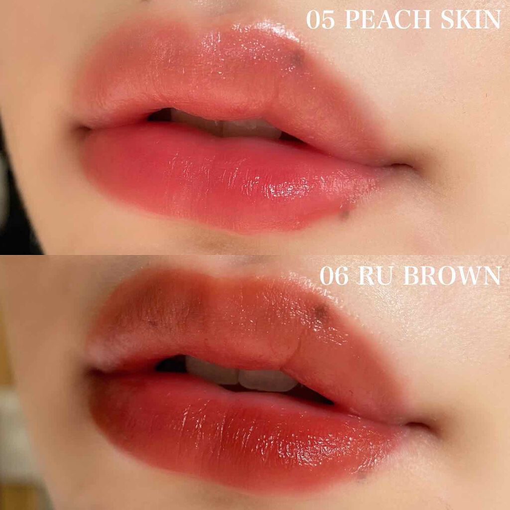 ジューシーリブティント/RICAFROSH/リップティントを使ったクチコミ(4枚目)