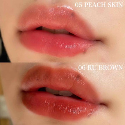 ジューシーリブティント/RICAFROSH/リップティントを使ったクチコミ(4枚目)