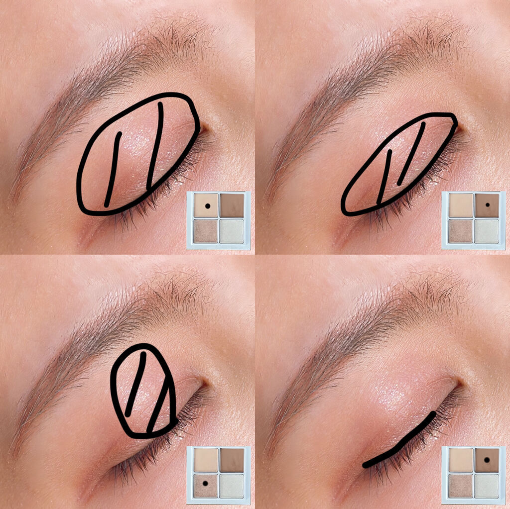 THE アイパレR/b idol/アイシャドウパレットを使ったクチコミ（2枚目）