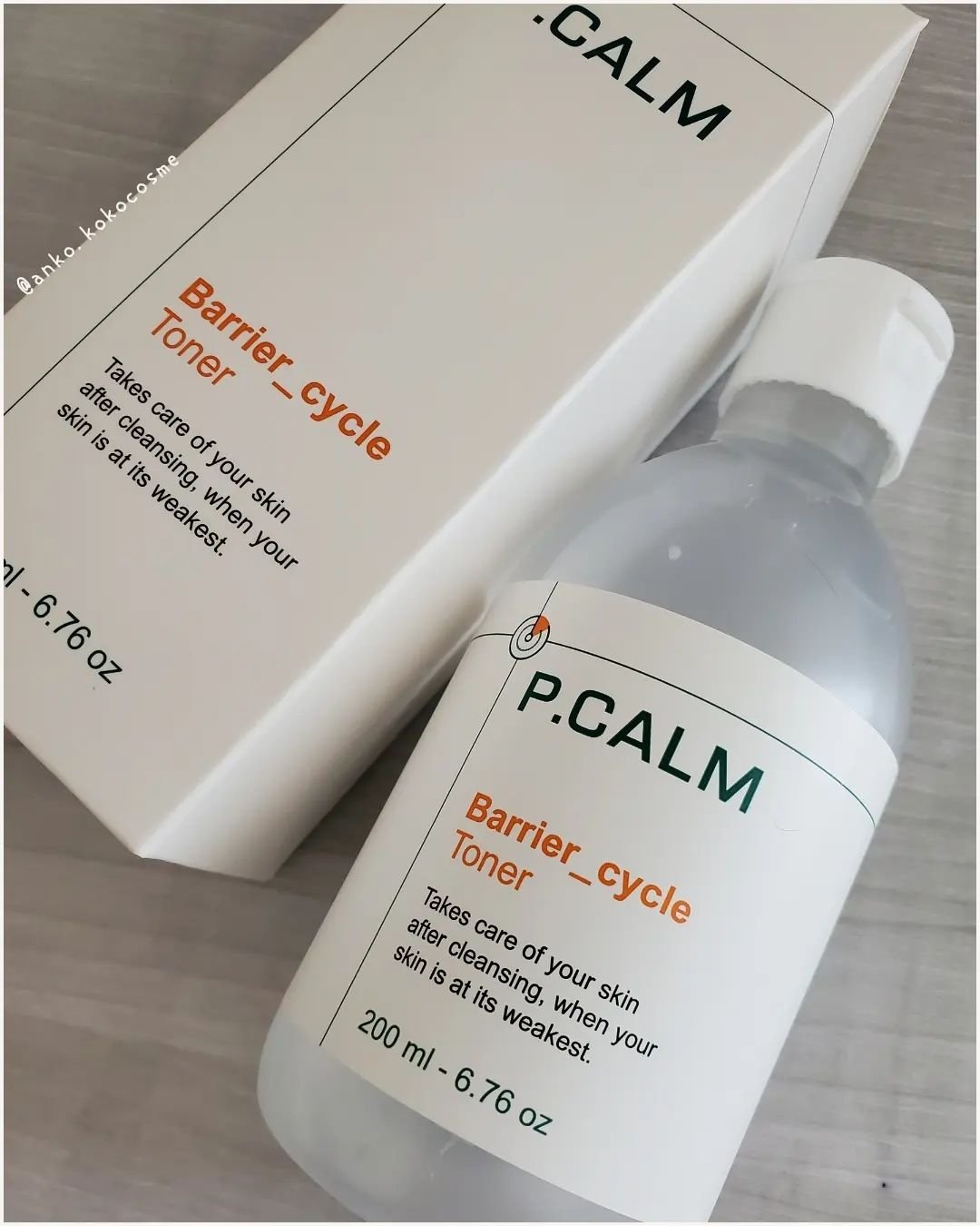 バリアサイクルトナー/P.CALM/化粧水を使ったクチコミ（1枚目）