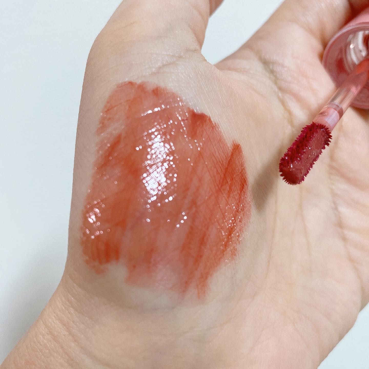 ペリペラ インク ムード グロイ ティント 14 FOLLOW ROSE/PERIPERA/リップティントを使ったクチコミ（2枚目）