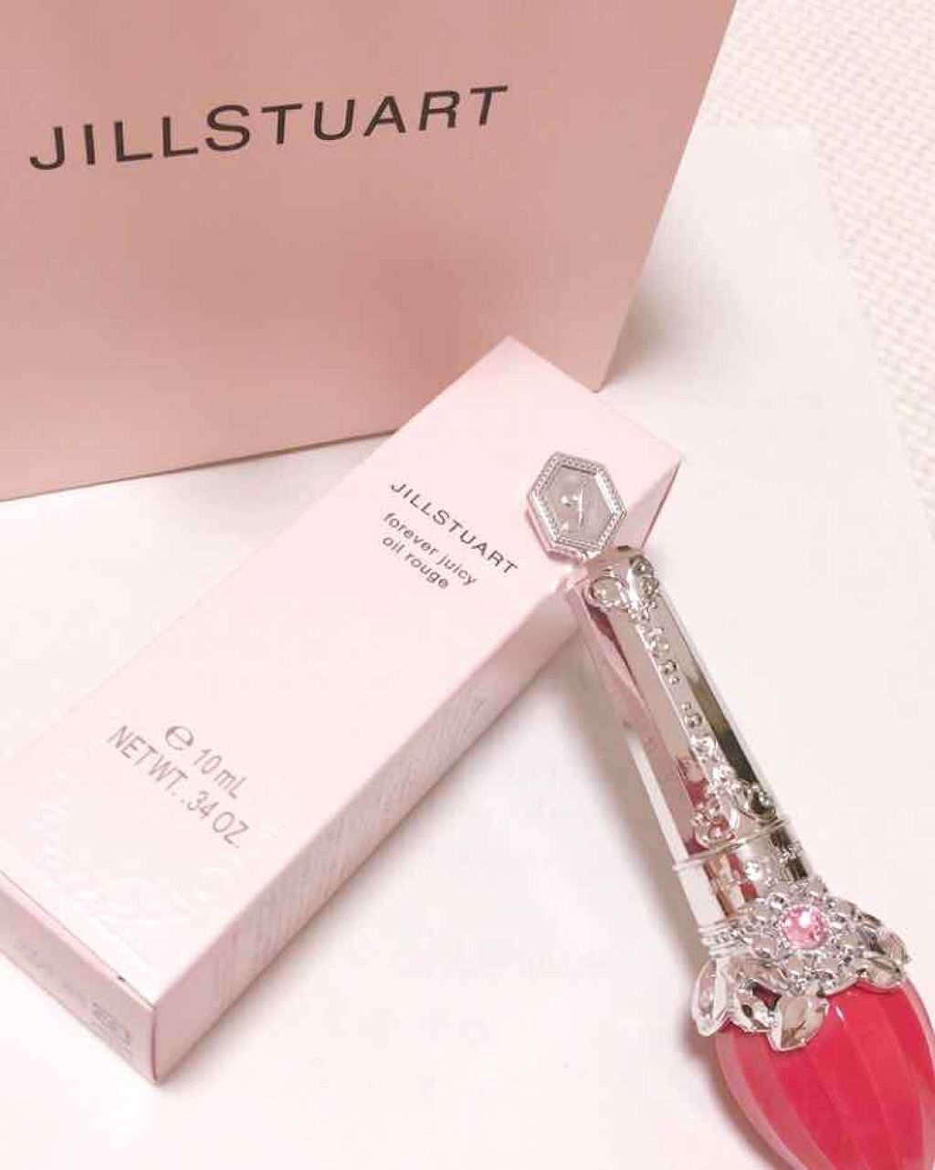 フォーエヴァージューシー オイルルージュ/JILL STUART/口紅を使ったクチコミ(1枚目)