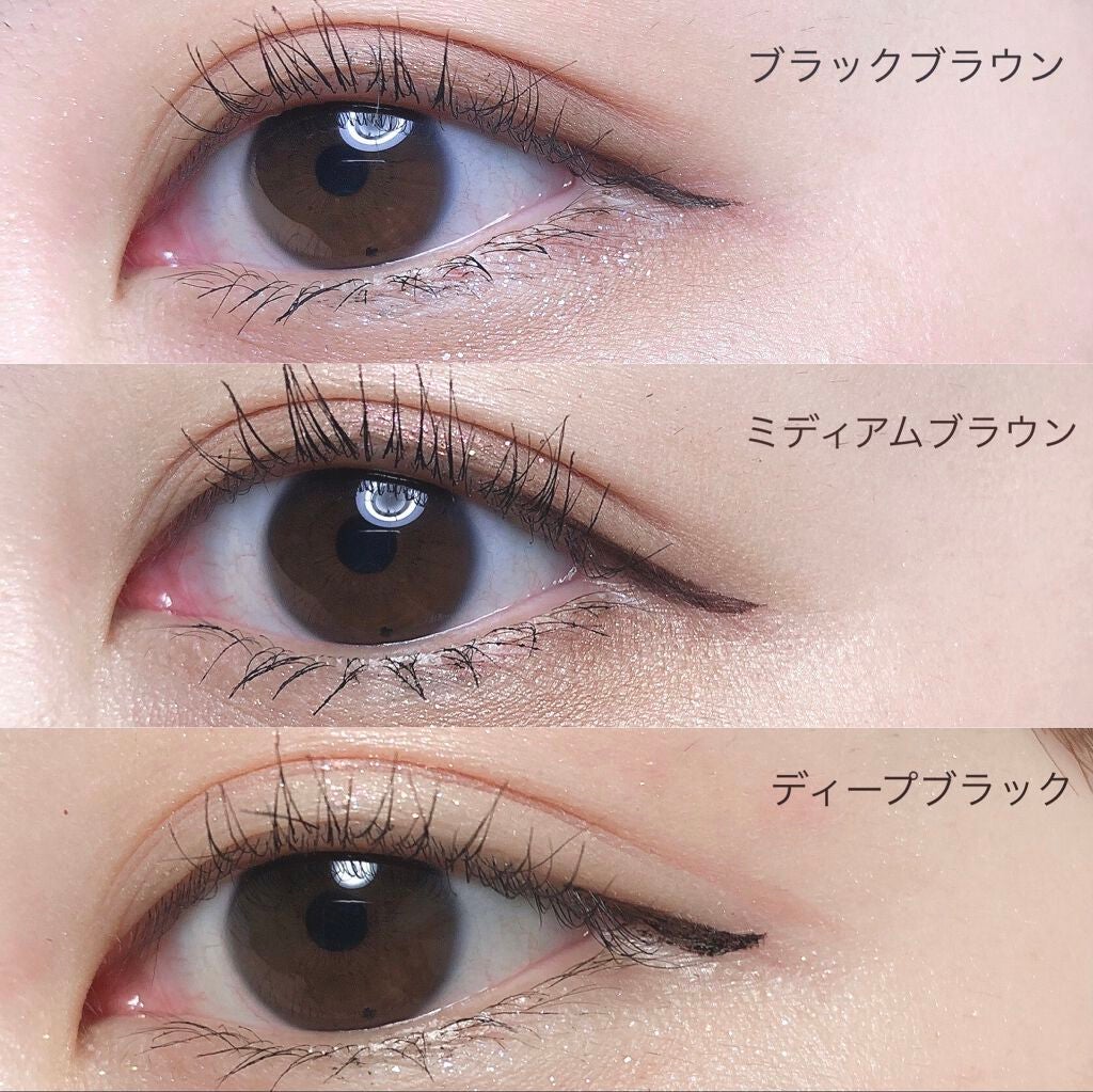 「密着アイライナー」ショート筆リキッド/デジャヴュ/リキッドアイライナーを使ったクチコミ(4枚目)