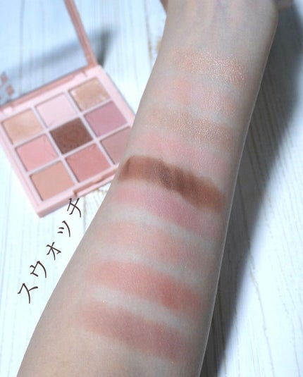 マイフェイブムードアイパレット 9カラー/HOLIKA HOLIKA/アイシャドウパレットを使ったクチコミ(6枚目)