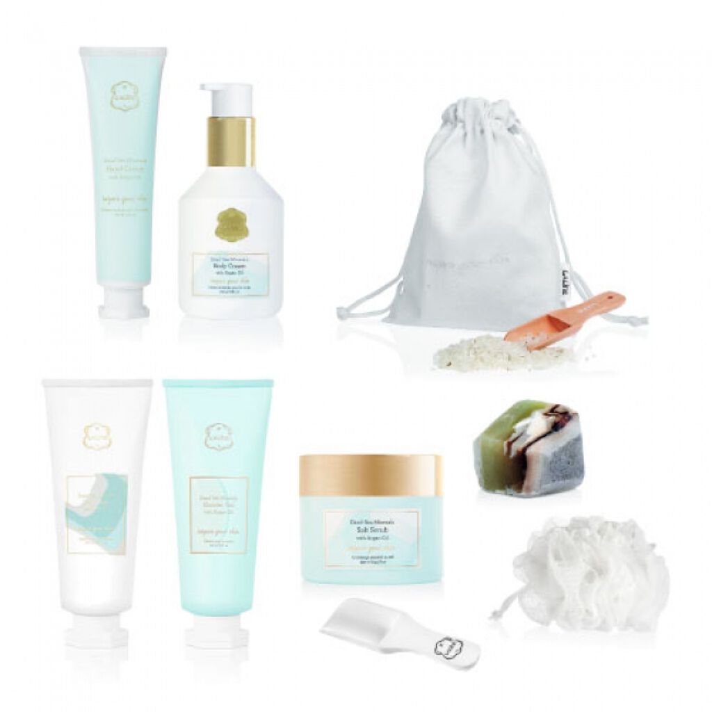 Laline ミネラル ボディケアセット 試してみた】デッドシーミネラルズ シャワーオイル Lalineの