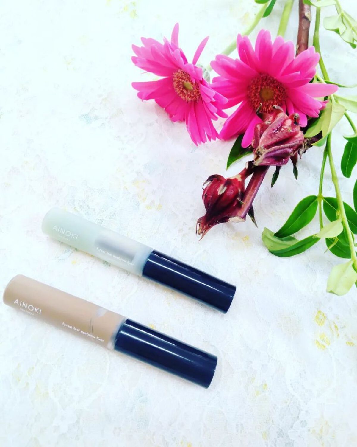 フォレスト フィール アイブロウ フィクサー 02 麦/AINOKI mebuki/眉マスカラを使ったクチコミ（2枚目）