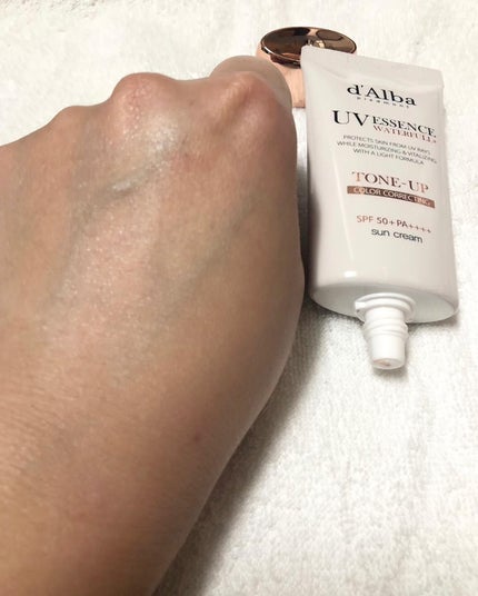 ウォータフルトーンアップサンクリーム/ダルバ/日焼け止めクリームを使ったクチコミ(7枚目)