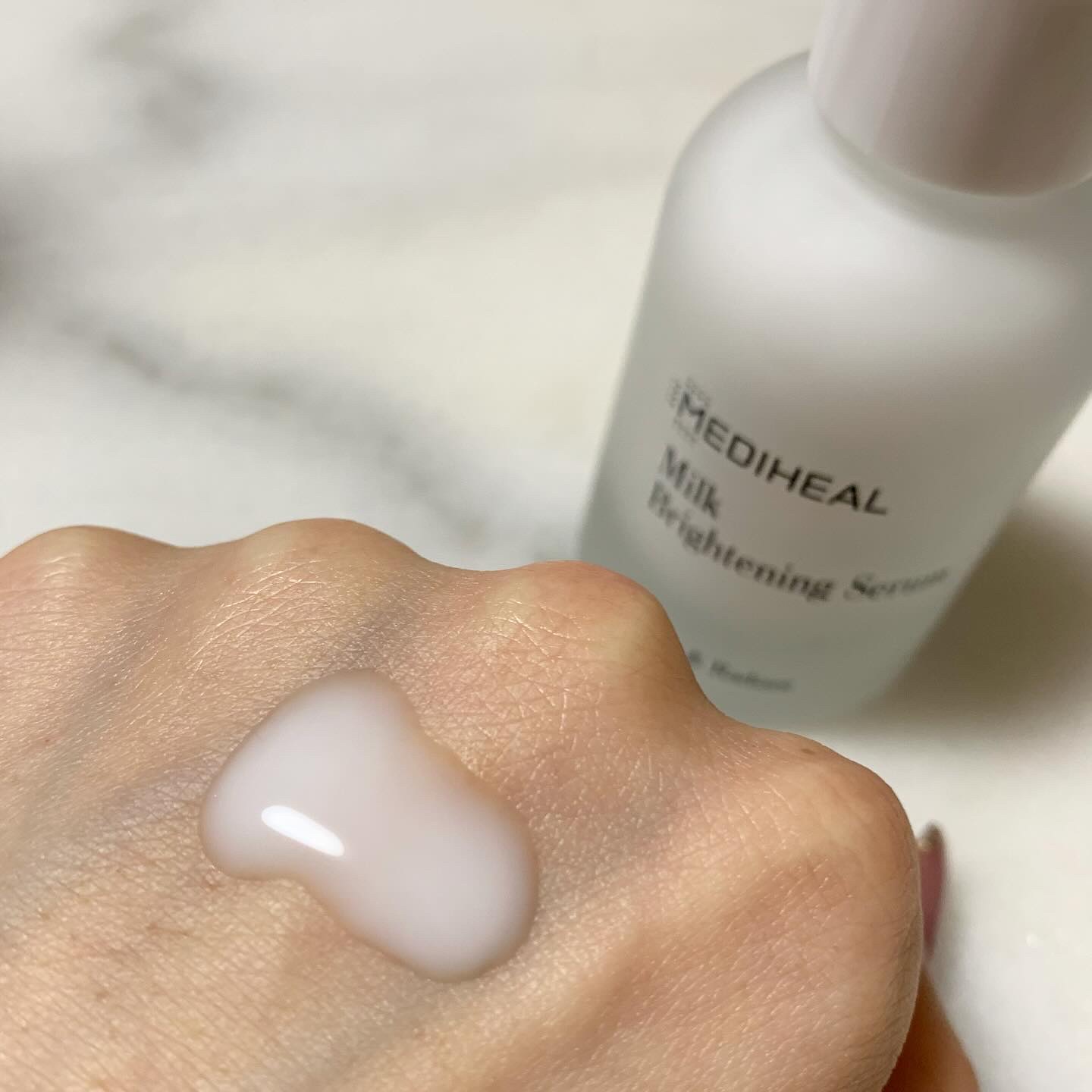 ミルクブライトニングセラム/MEDIHEAL/美容液を使ったクチコミ（3枚目）