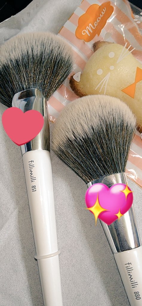 FilliMilli ビッグファンブラシ851/fillimilli/メイクブラシを使ったクチコミ（1枚目）