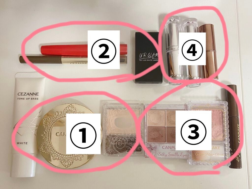 ラスティンググロスリップ/CEZANNE/口紅を使ったクチコミ(2枚目)